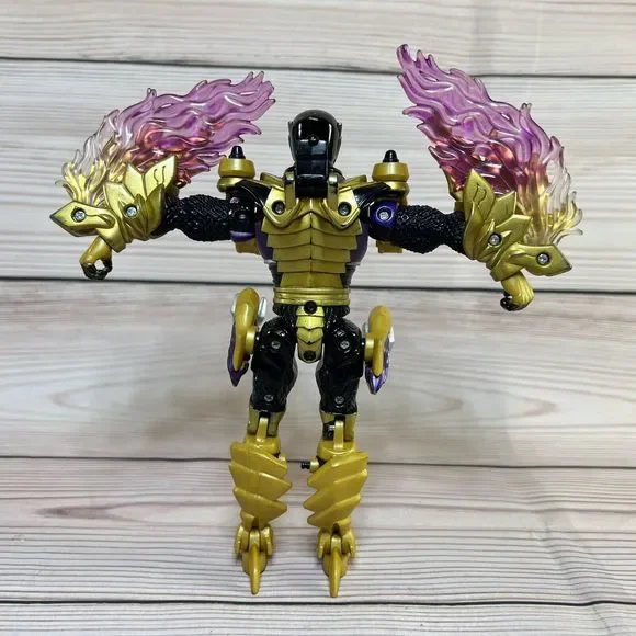 VTG Bandai 2 Action Figures 1994 Goldar & 2005 Mystic Force Black Power Rangers - Picture 5 of 16